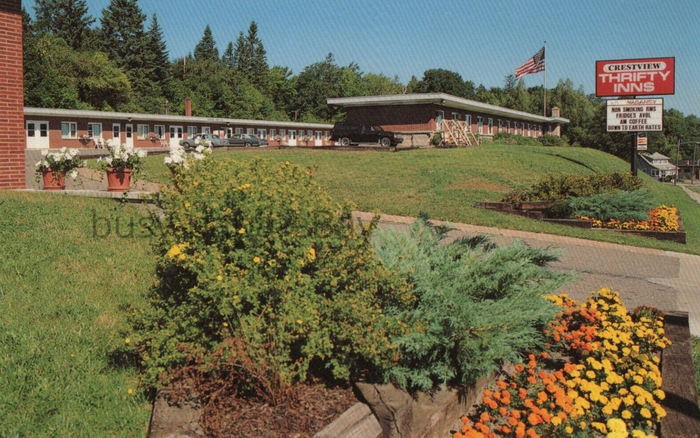 Budget Host Crestview Inn (Crestview Motel, Thrifty Inn$) - Vintage Postcard (newer photo)